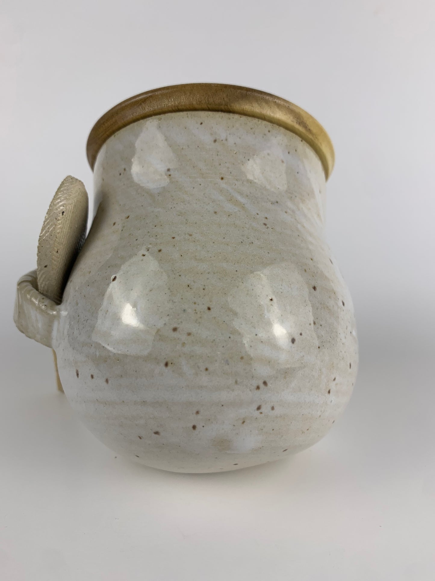 (SOLD OUT) Salt cellar with lid and spoon