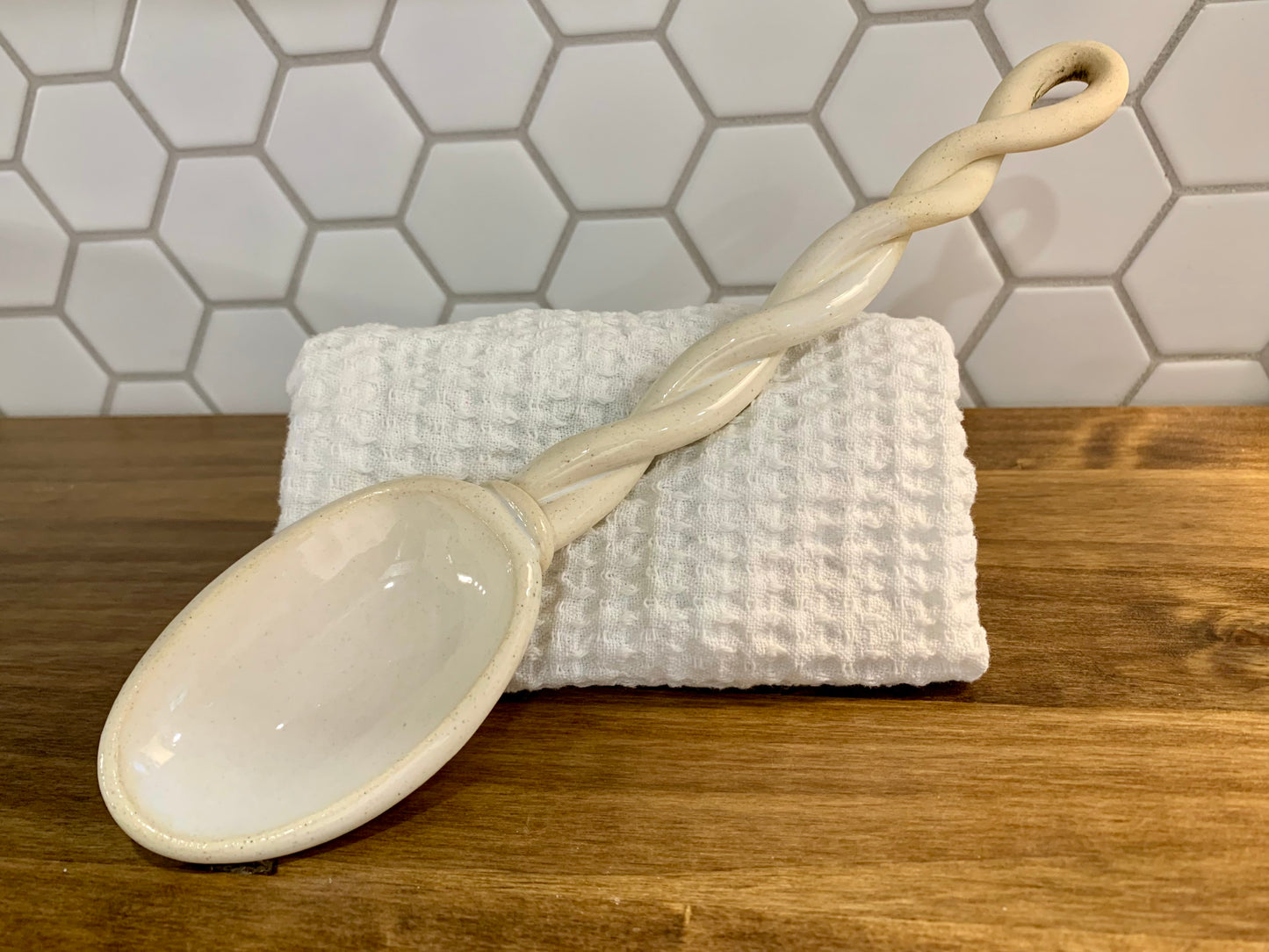 Large Twisty Handle Spoon