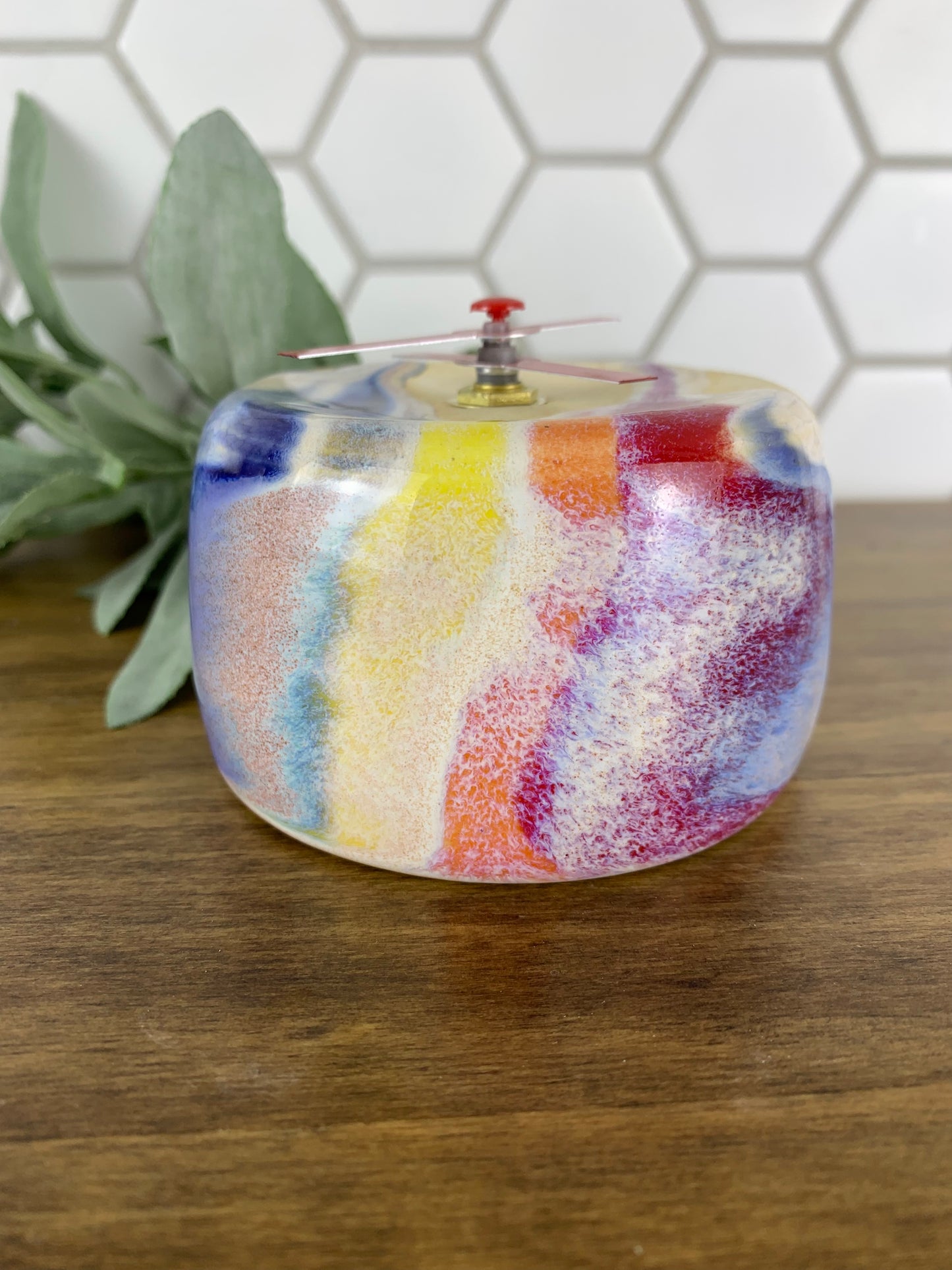 Rainbow Desk Clock